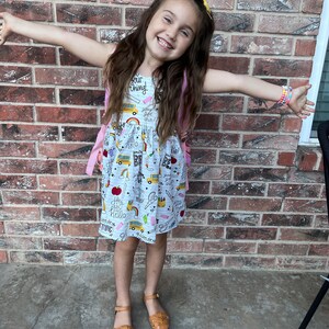 Girls Pastel Floral Print Summer Dress main image 0
