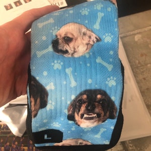 Customized Dog Socks Put Your Cute Dog on Custom Socks Dog | Etsy