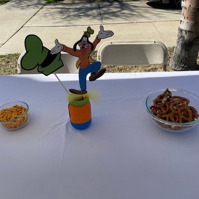 Set of 3 Disney Goofy Themed Centerpiece Picks or Cake Toppers - Etsy