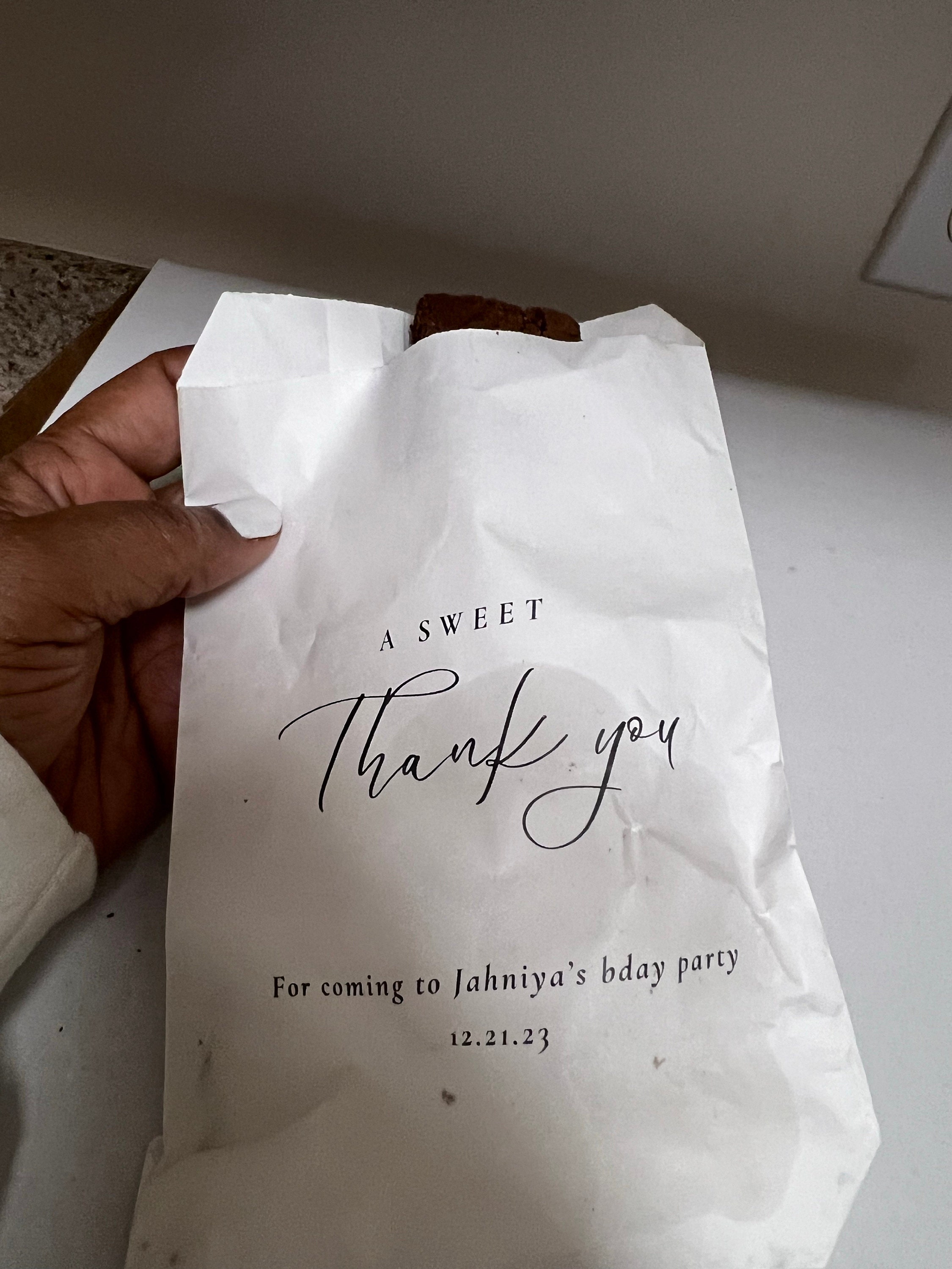 25 Eine süße Dankeschön-Geschenktüte || Hochzeitsgeschenktüte, Donuttüten, Keksgeschenktüte, Love is Sweet Bag, Brautparty-Geschenktüte