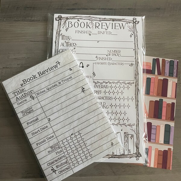 Book Review Notepad | 5