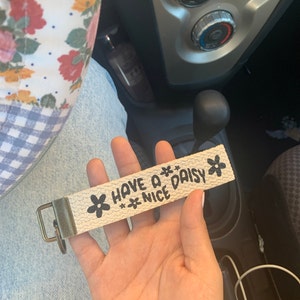 Checkerboard Pattern Keychain Wristlet / Key Fob / Checker | Etsy