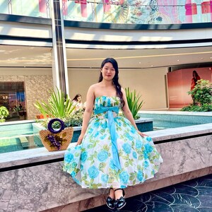 Banned Betsy Bloom 40 Luvun Paita Navy