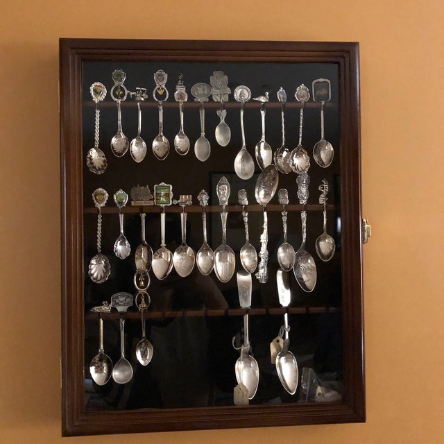 36スプーンディスプレイケース ウォールラック キャビネットホルダー