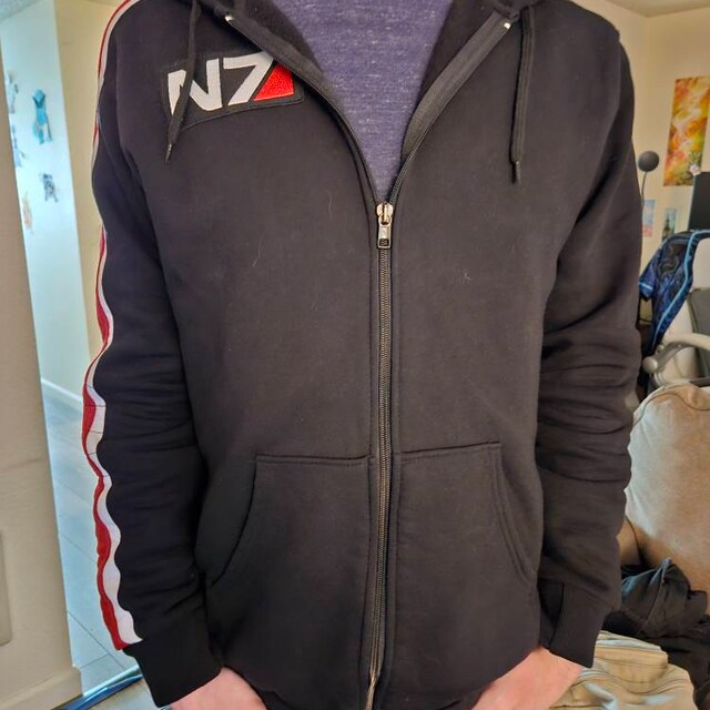 N7n Insert Coin N7 Hoodie 2017 NEW Mass Effect 3 N7 Paragon