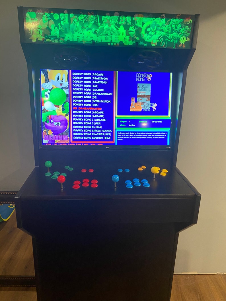 Arcade setup shared by Kevin Nickerson