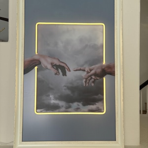 Pop Art Neon Wall Decor – Custom LED Light Portraits & Paintings, Modern Neon Sign Art for Home or Office Interio