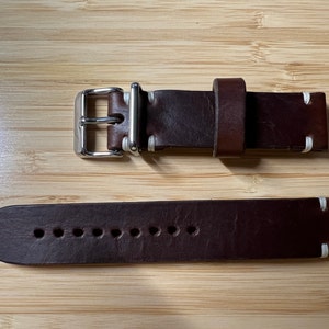 Handmade Horween Chromexcel Leather Watch Strap 18, 20, 22, and 24 MM ...