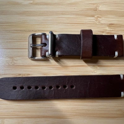 Handmade Horween Chromexcel Leather Watch Strap 18, 20, 22, and 24 MM ...