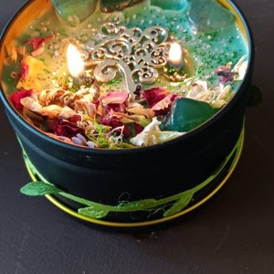 Moon Wishes Manifestation Ritual Candle/full Moon Candle/mystical ...