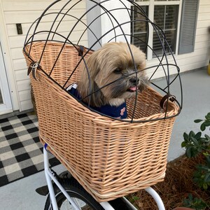 Dog bike hot sale basket 20 lbs