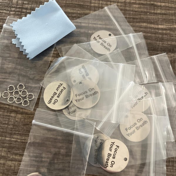Custom Stainless Steel Charms, Personal Laser Engraved QR Code Charm ...