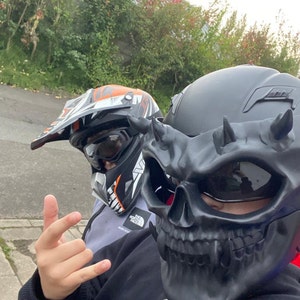deadmauw motorcycle helmet Darth Maul Skull Black Series Motorcycle Helmet Custom DOT and ECE Approved