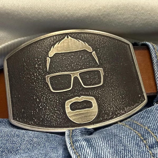 Big & Tall Snap-On Leather Belt - 1 1/2" Wide Plain Full Grain, Sizes 44" To 54" - View #3