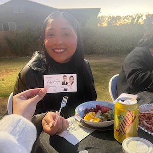 Bere added a photo of their purchase