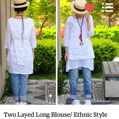 Charming and Disarming Two Layers Dress/ Tunic / 20 Colors/ RAMIES - Etsy