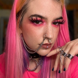 Unisex Stainless Steel Twist Chain Leather Bootstrap Double - Etsy