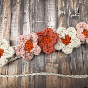 Artisan Handmade Crochet Floral Crown Headband - Scarlet Red Crochet Flower Crown - Etsy - Page 5 main image 4