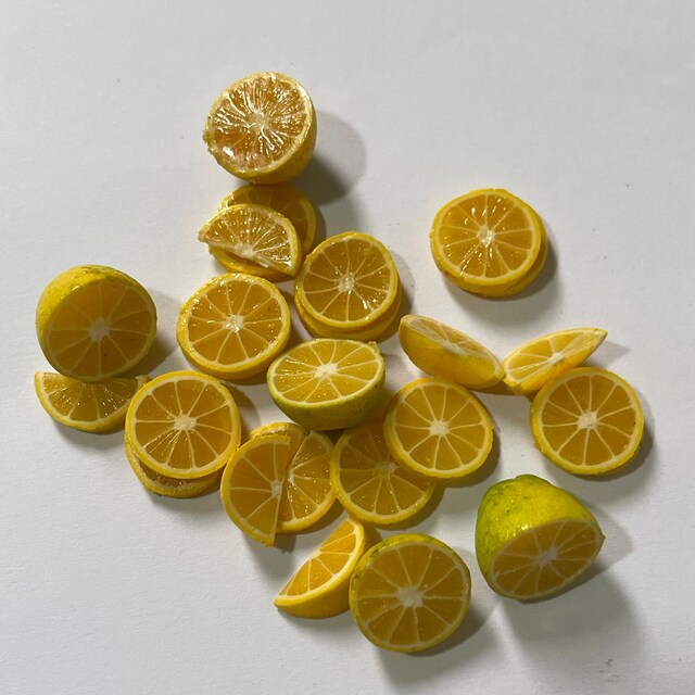 Fette Di Frutta E Verdura In Miniatura In Polimero Per Casa Delle Bambole - Vari Disegni, Scala 1:12 - Foto 4