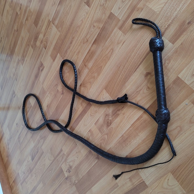 Fouet Bullwhip 8 Pieds Cuir Fouet En Cuir Véritable Style Indiana