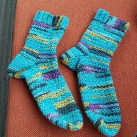 Easy Toe up Crochet Sock Pattern: Beginner Friendly 'step On Sock in ...