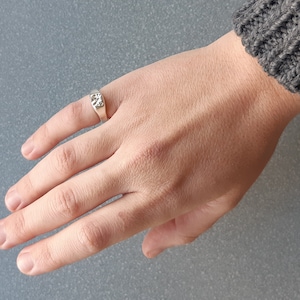 Silver Pinky Ring, Sterling Silver 925 Ring, Solid Silver - Etsy