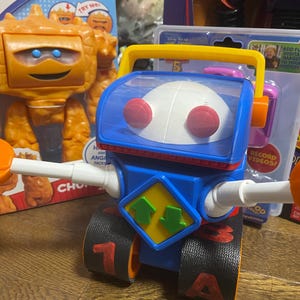 おもちゃの歴史 ミスター・ロボット ライト付き 3Dプリントモデル