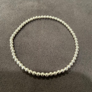 925 Sterling Silver Stretch Braceletbraceletstacked - Etsy