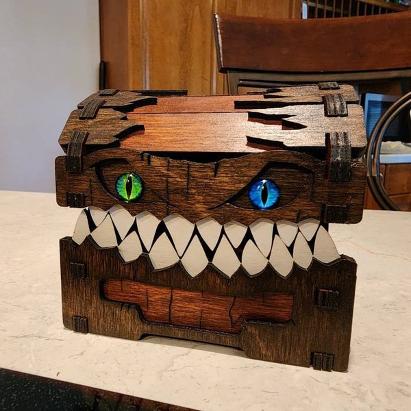 Customizable Gothic Vampire Chest for Dice and Keepsakes - Handcrafted ...