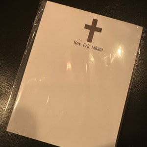 Personalized Notepad Pink Tower Notepad Stationery Gift for Teachers ...