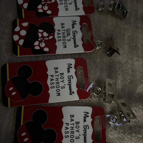 Personalized Hall Passes, Add-on Hall Passes, Various Themes - Etsy