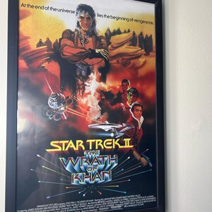 Star Trek Ii the Wrath of Khan Movie Poster 1982 William Shatner