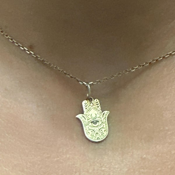 Sterling Silver Cat Necklace| 925 Zircon Charm Pendant