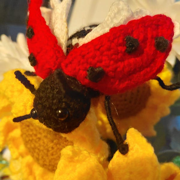 Crochet Insect Amigurumi Patterns: Bee, Bumblebee, Ladybug, Spider (PDF ...