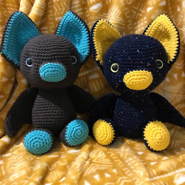 Bat Crochet Pattern, Bat Pattern, Crochet Bat, Amigurumi, Amigurumi Bat ...