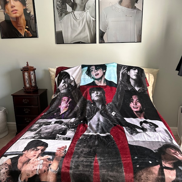 Stray Kids Blanket Personalized Blanket Kpop Merch Gift For Her Or Him Stray kids blanket personalized blanket kpop merch gift for her or him