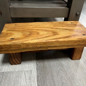 Rustic Wooden Step Stool - Etsy