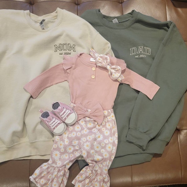 Putting Up With Dad Mom In Christmas Photo - Personalized Custom Hoodie main image 0