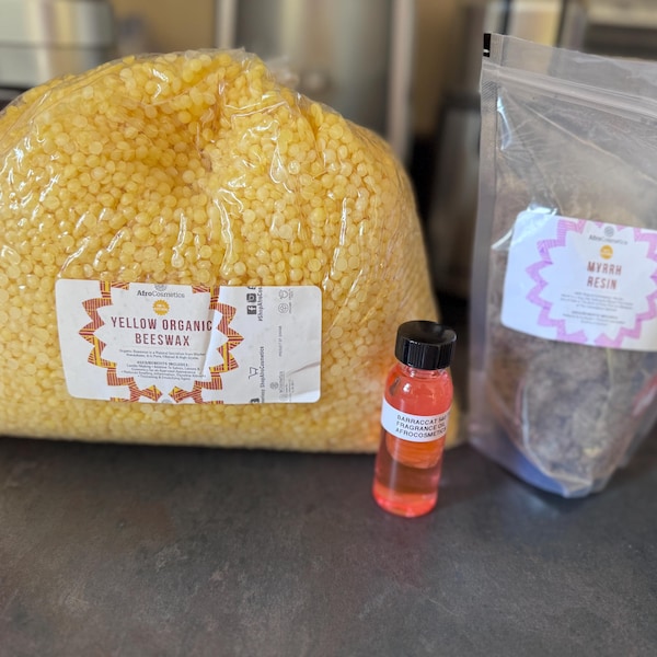 Yellow Beeswax Pellets, 100% Pure Natural Organic Bulk Beeswax for Soap ...