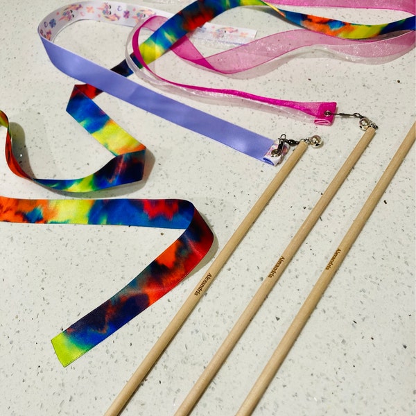 6piece RIBBON Wands Pack 2' Happy Birthday & 2nd Ribbon on 16