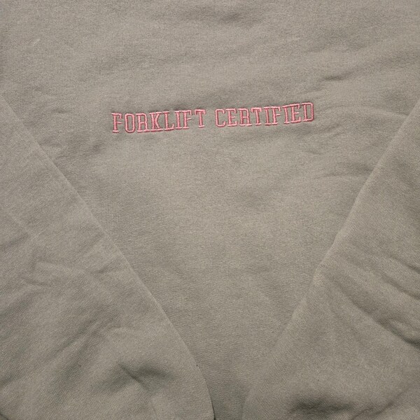 Insignia Embroidered Zip Hoodie