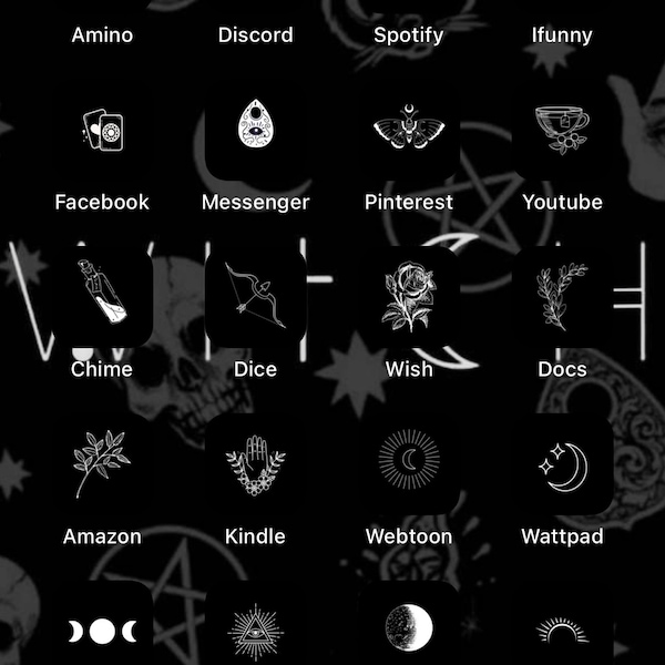 ACOTAR Aesthetic App Icon Pack | 90+ App Covers - Etsy