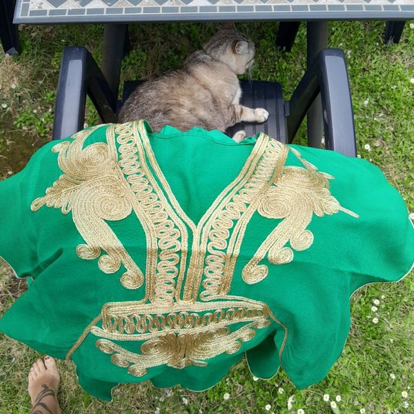 Royal blue kaftan