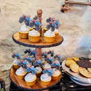 モンスタートラック カップケーキ トッパー | 写真 | カスタム | 写真