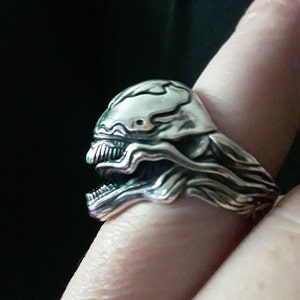 Venom Ring, Marvel, Movie Ring, Superhero Ring, Horror Jewelry