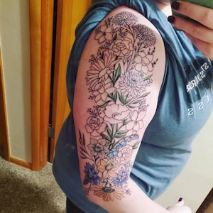 Top 49 Best Flower Tattoo Sleeve Ideas  2021 Inspiration Guide