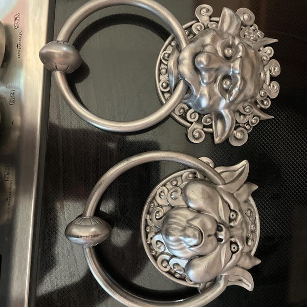 Labyrinth Inspired Door Knocker Set: Hand Painted, Magnet Embedded ...