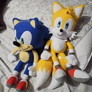 3 Peluches Sonic X Tails Knuckles Gosh International Plush Set 30 Cm