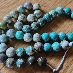 Ketting met 15 mooie Millefiori kralen, Murano, Togo, 1920