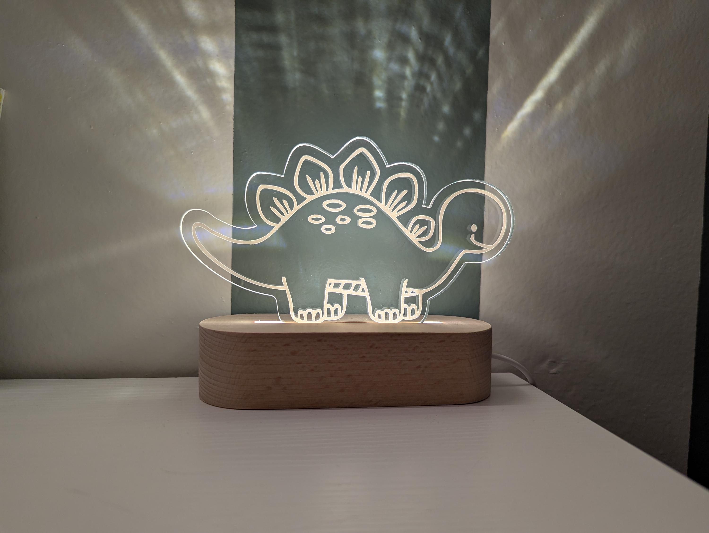 Dinosaur Night Light,Custom Name Night Light,Cute Night Light,Baby First Birthday Gift,Baby Nursery Decor,Gifts For Kids,Newborn Shower Gift